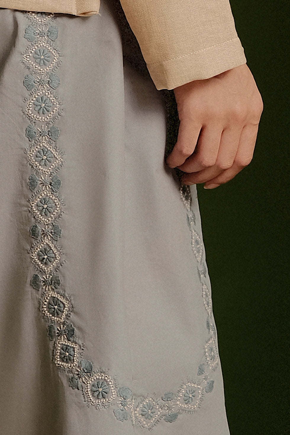 Phulkari Emroided Bermuda