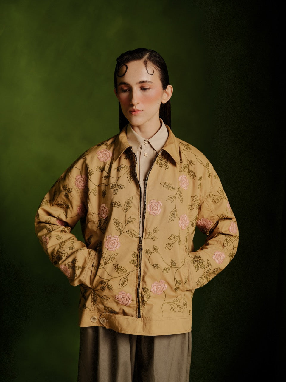 Kantha Rose Jacket
