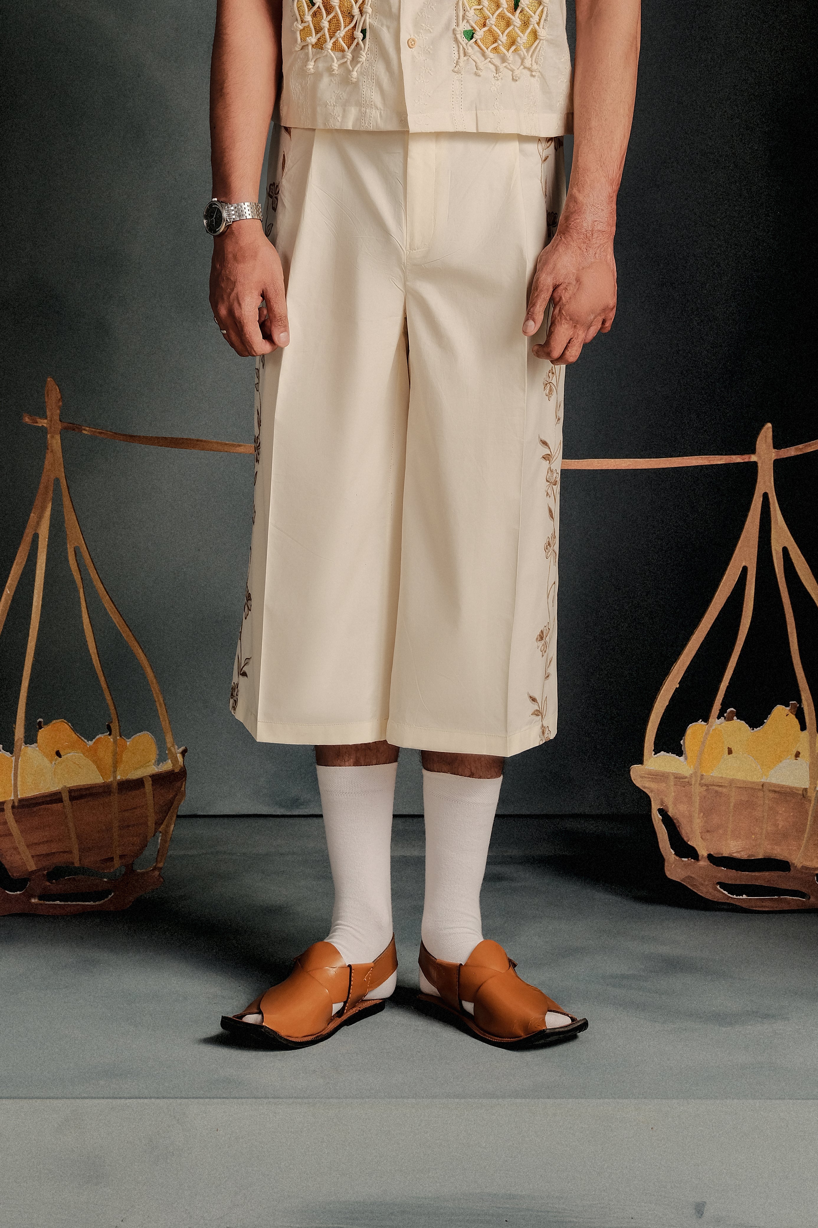 Grapevine Aari Cropped Pants