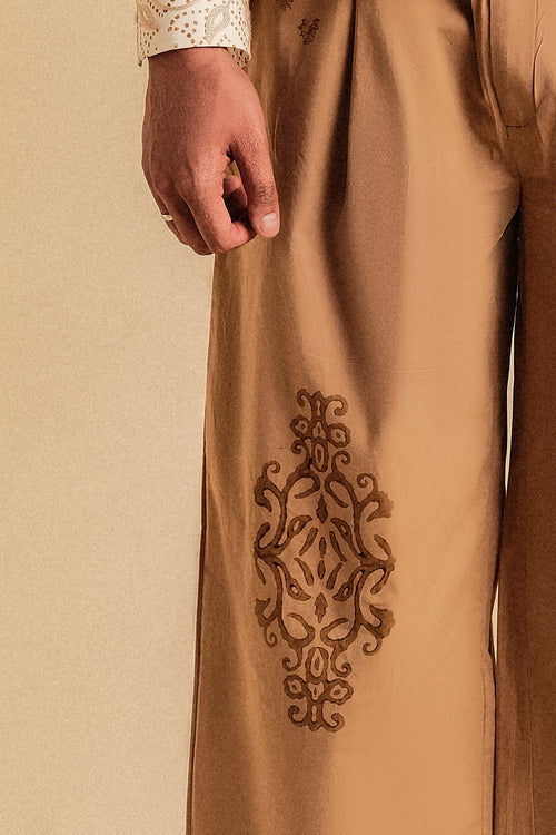 Block Print Relaxed Pants