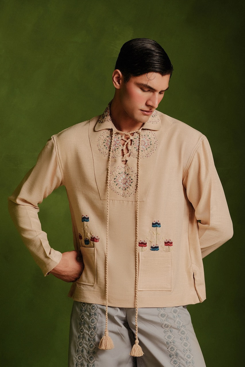 Pashmina Fisherman Smock