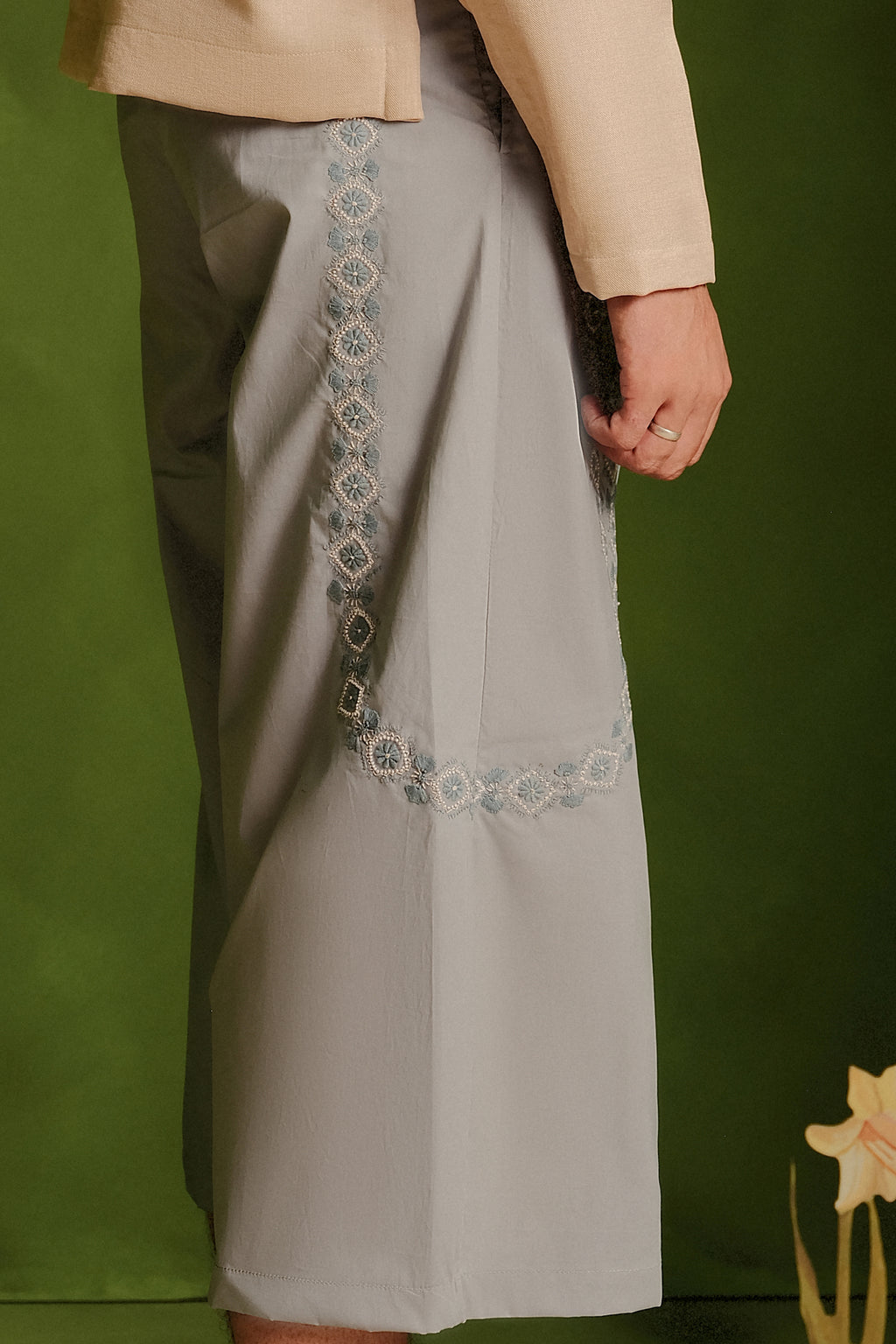 Phulkari Emroided Bermuda